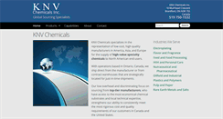 Desktop Screenshot of knvchemicals.com